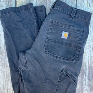 Carhartt rugged flex relaxed fit canvas double front utility work pant